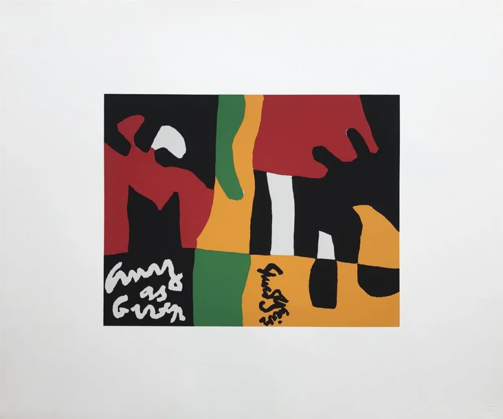 Siebdruck Davis - Untitled from Ten Works by Ten Painters Portfolio