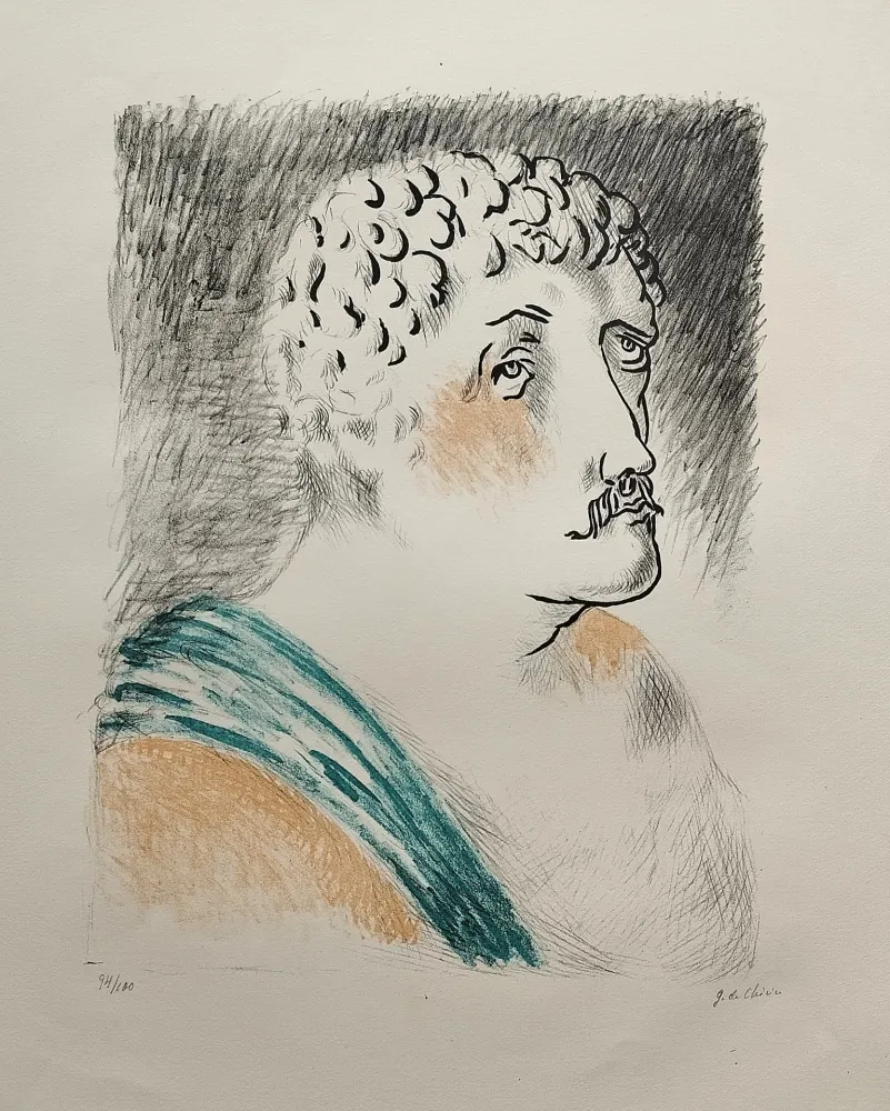 Lithographie De Chirico - Hebdomeros