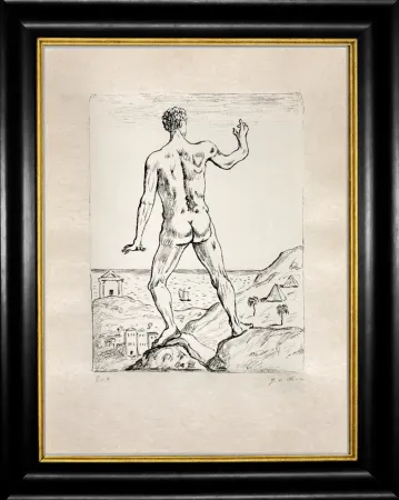 Lithographie De Chirico - Hercole