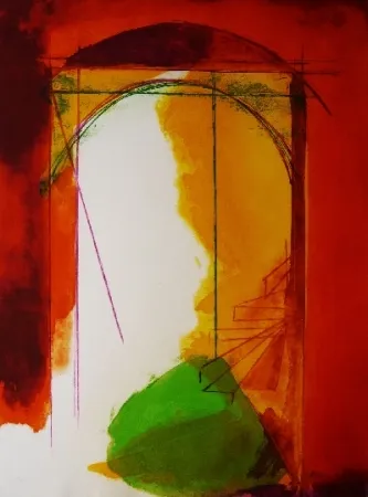 Radierung Und Aquatinta De Juan - Puerta arabe