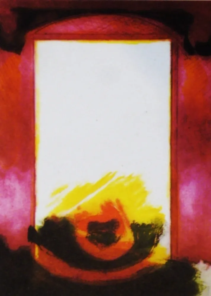 Radierung Und Aquatinta De Juan - Puerta morada