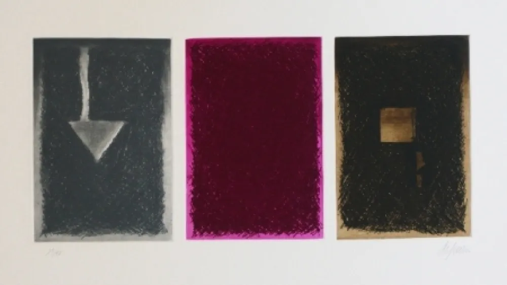 Radierung Und Aquatinta De Juan - Triptico en color I