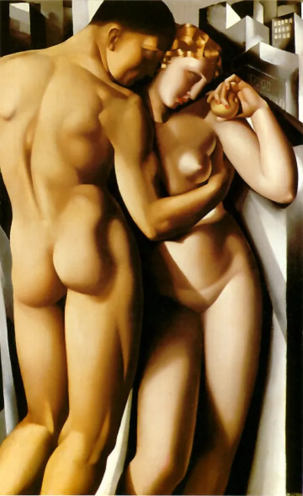 Siebdruck De Lempicka - Adam And Eve