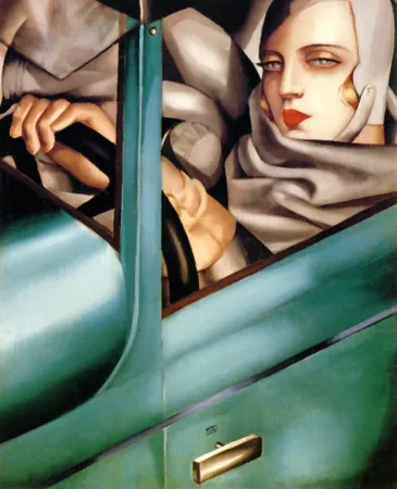 Lithographie De Lempicka - Autoportrait 