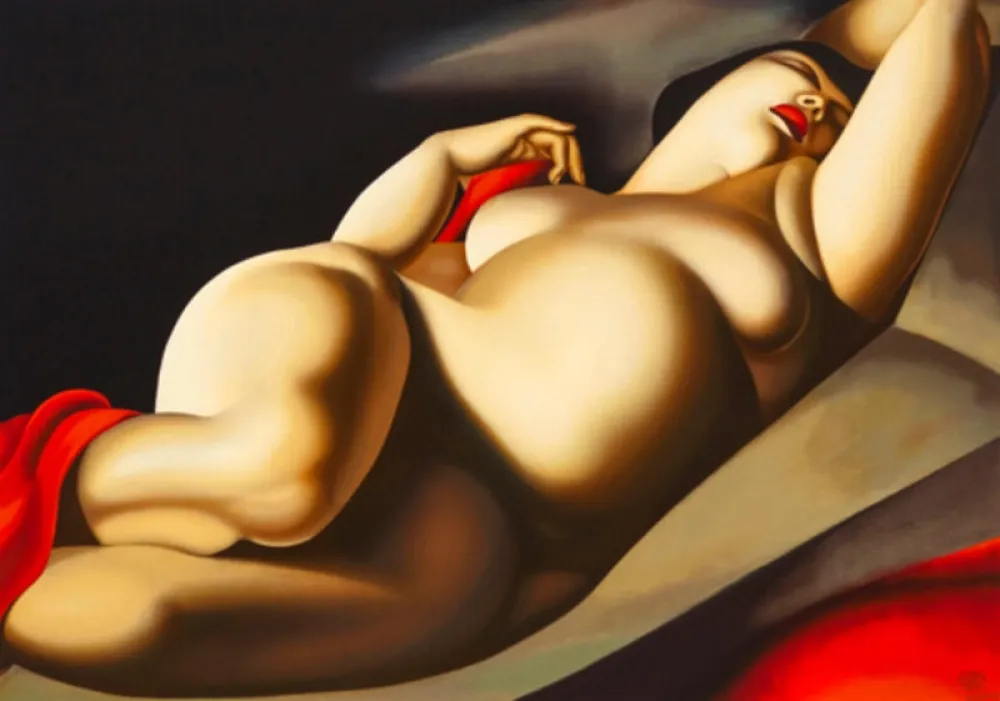 Siebdruck De Lempicka - La Belle Rafaela