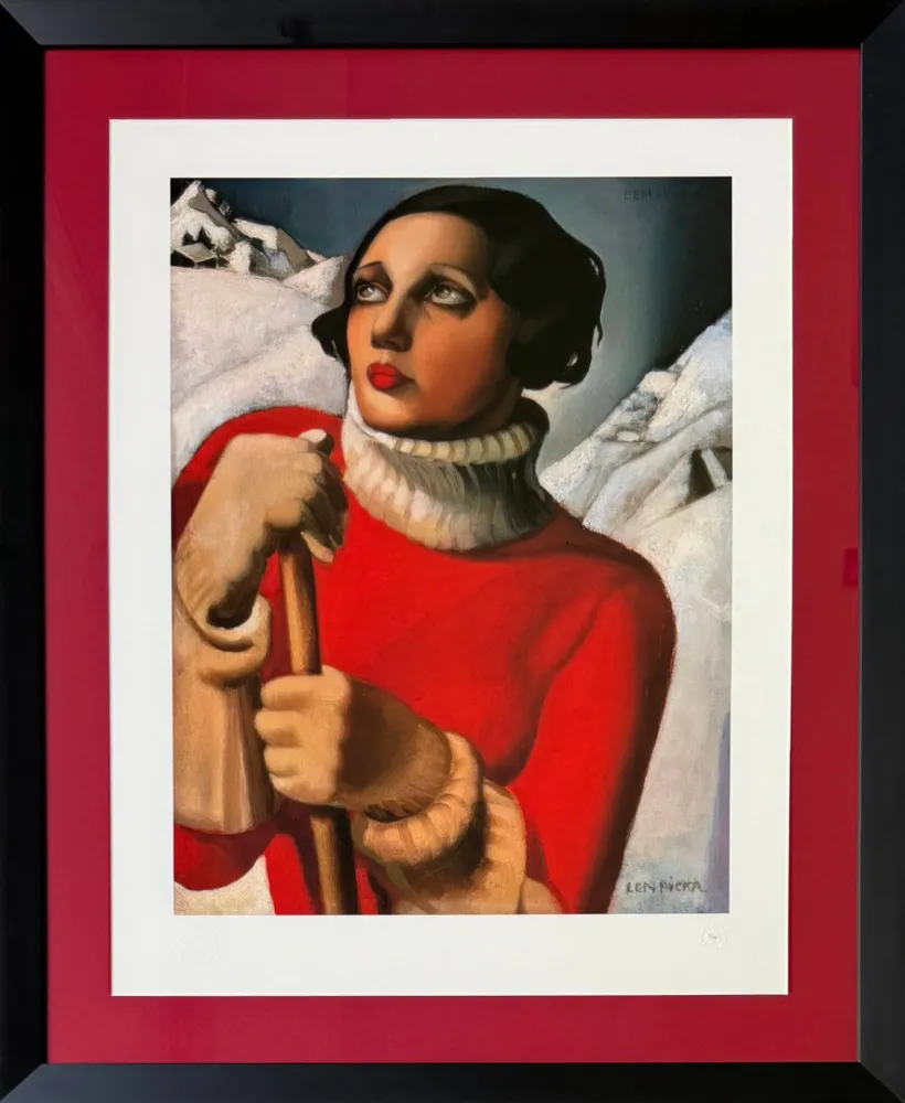 Digitale Druckgrafik De Lempicka - Saint Moritz, 1929
