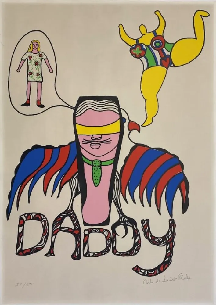 Siebdruck De Saint Phalle - Daddy 