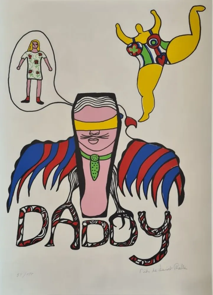 Siebdruck De Saint Phalle - Daddy 