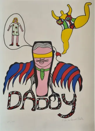 Siebdruck De Saint Phalle - Daddy 