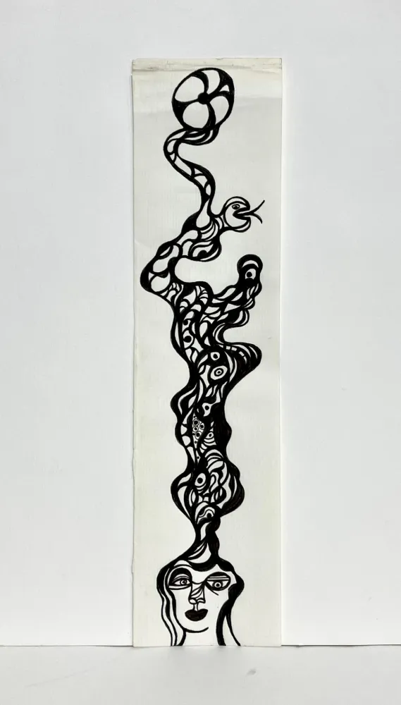 Keine Technische De Saint Phalle - Encre sur papier 