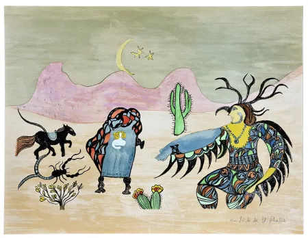 Lithographie De Saint Phalle - I dreamt I was in Arizona