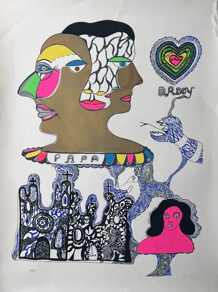 Siebdruck De Saint Phalle - Nana Power 