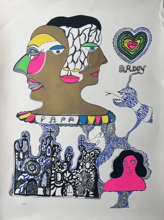 Siebdruck De Saint Phalle - Nana Power 