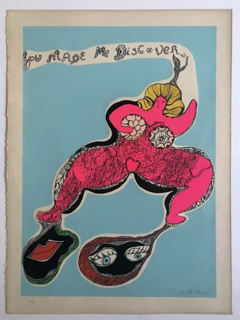 Siebdruck De Saint Phalle - You made me discover (Nana power V)