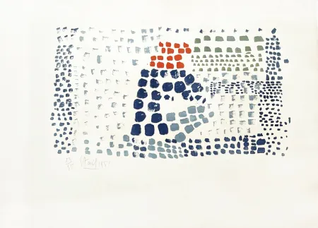 Lithographie De Stael - Composition