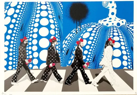 Digitale Druckgrafik Death Nyc - Beatles Blue