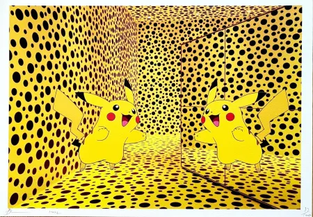 Digitale Druckgrafik Death Nyc - Pikachu