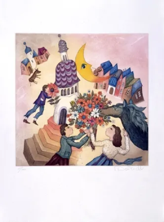 Radierung Und Aquatinta Deberdt - Chamblanc