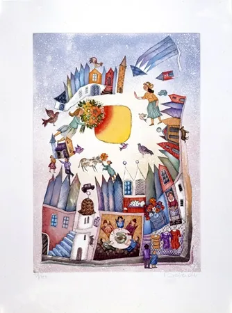 Radierung Und Aquatinta Deberdt - Filonnière