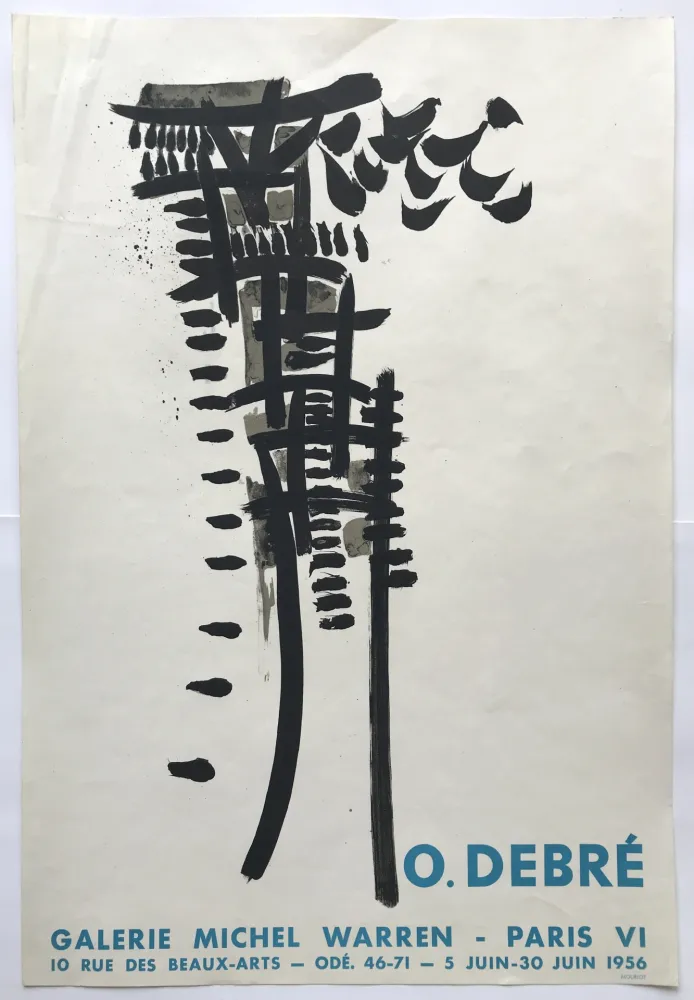 Plakat Debré -  Galerie Michel Warren