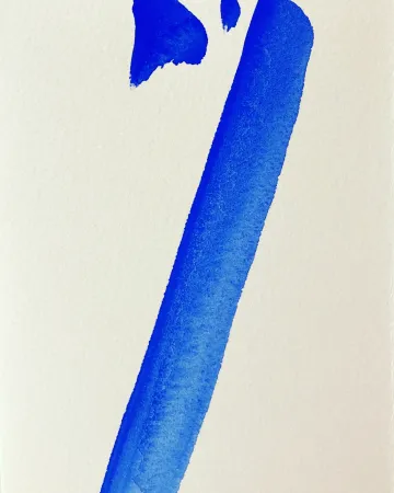 Illustriertes Buch Debré - Le Traversé. Gouache originale 