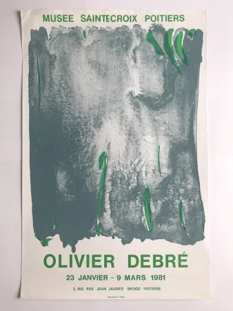 Plakat Debré - Musée Sainte-Croix Poitiers / Signe-Paysage Tours