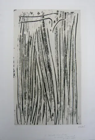 Radierung Und Aquatinta Debré - Personnage signe