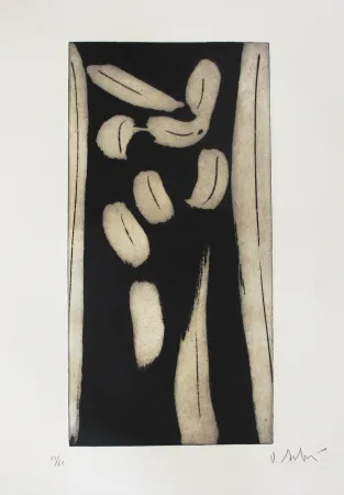 Radierung Und Aquatinta Debré - Petit signe-Personnage V