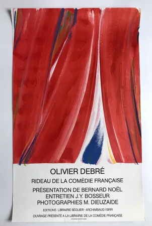 Plakat Debré - Rideau de la Comédie française