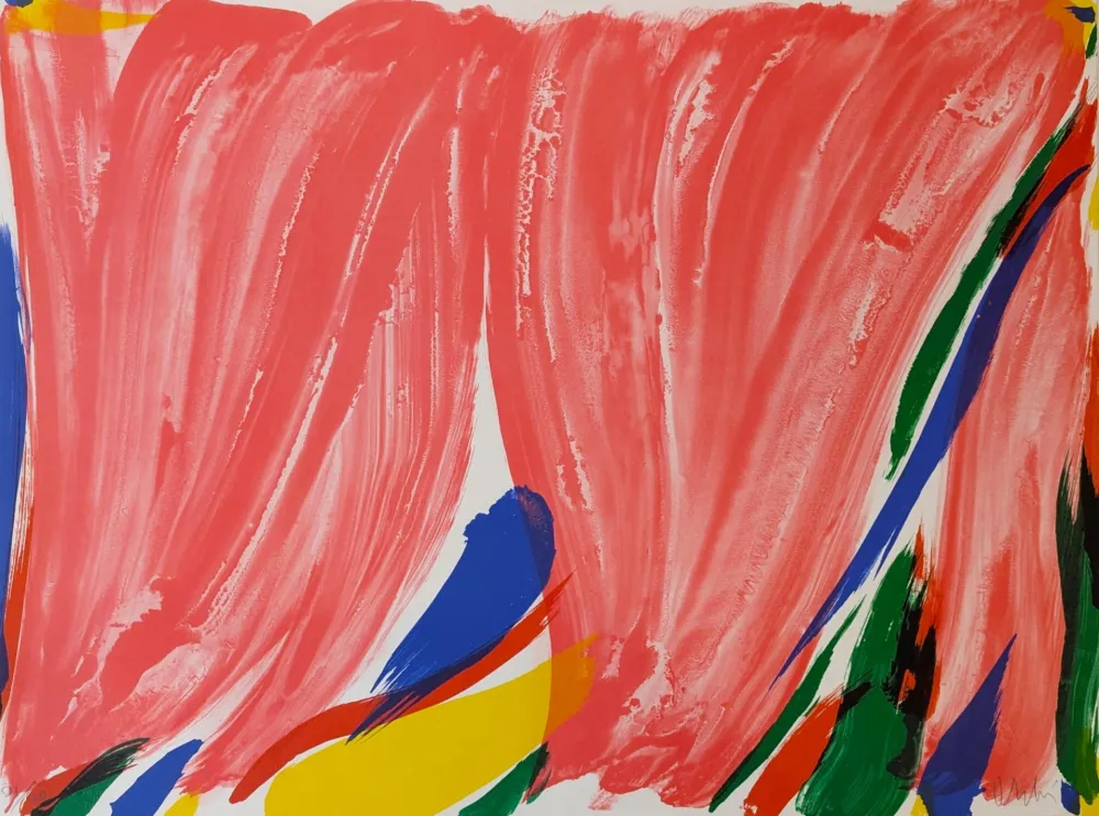 Lithographie Debré - Signe-paysage 