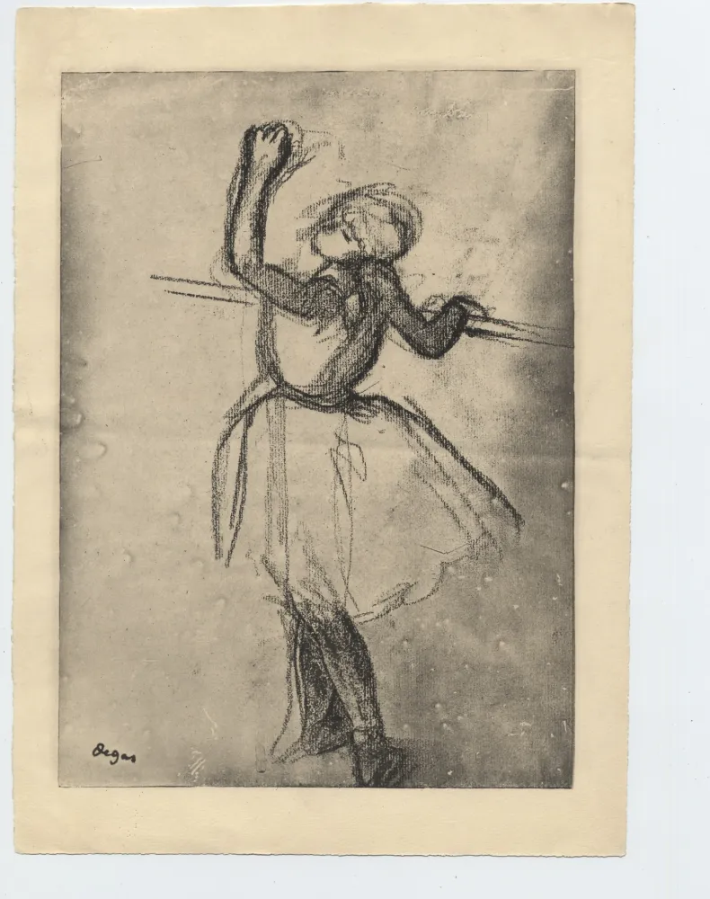 Radierung Und Aquatinta Degas - Danseuse (étude, vers 1878)