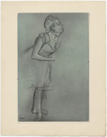 Radierung Und Aquatinta Degas - Danseuse (étude, vers 1878)
