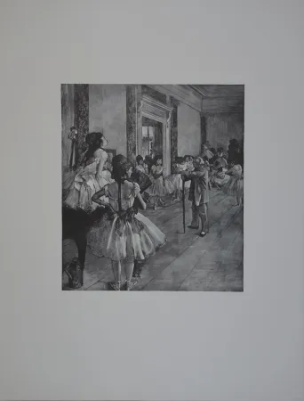 Holzschnitt Degas - La classe de Danse