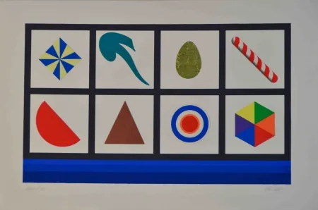 Siebdruck Del Pezzo - Casellario