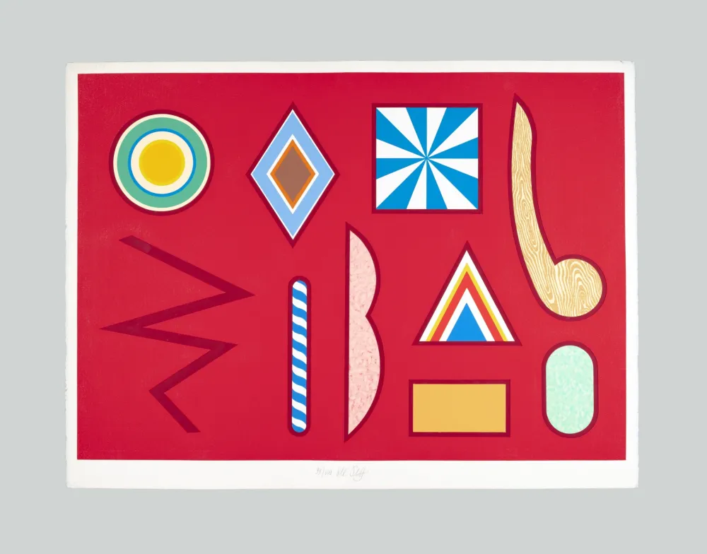 Siebdruck Del Pezzo - Tutto rosso