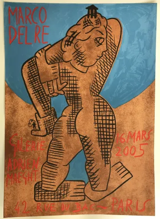 Plakat Del Re - Galerie Adrien Maeght