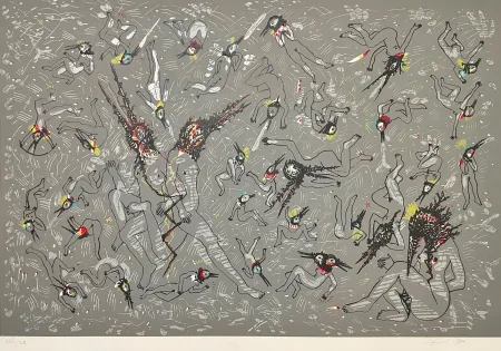 Siebdruck Del Rio - Cuerpos celestial