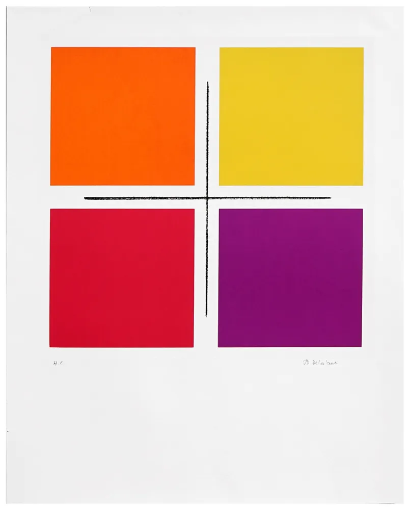 Siebdruck Delahaut - Sans titre