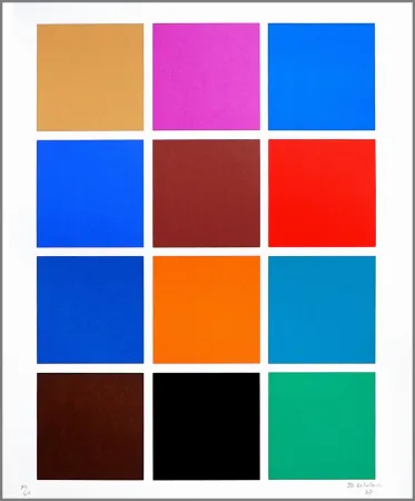 Siebdruck Delahaut - Sans titre