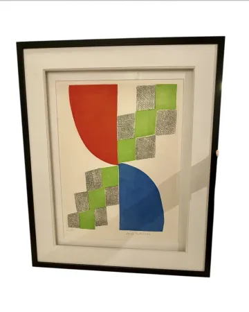 Radierung Und Aquatinta Delaunay - Composition