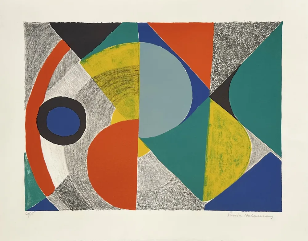 Lithographie Delaunay - Horizontale