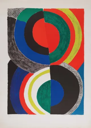 Lithographie Delaunay - Idole