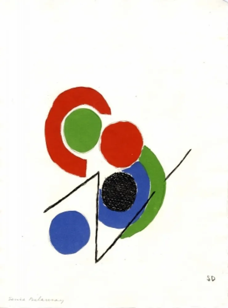 Radierung Und Aquatinta Delaunay - Juste présent planche 1