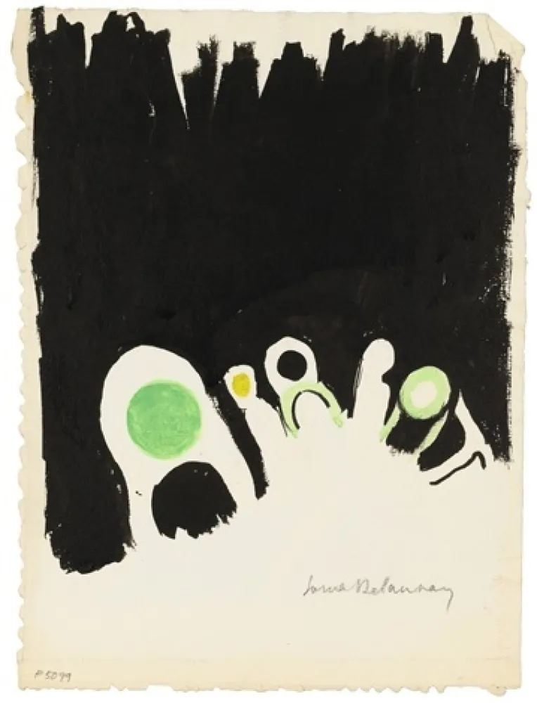 Keine Technische Delaunay - Projet pour la revue allemande Der Ararat 