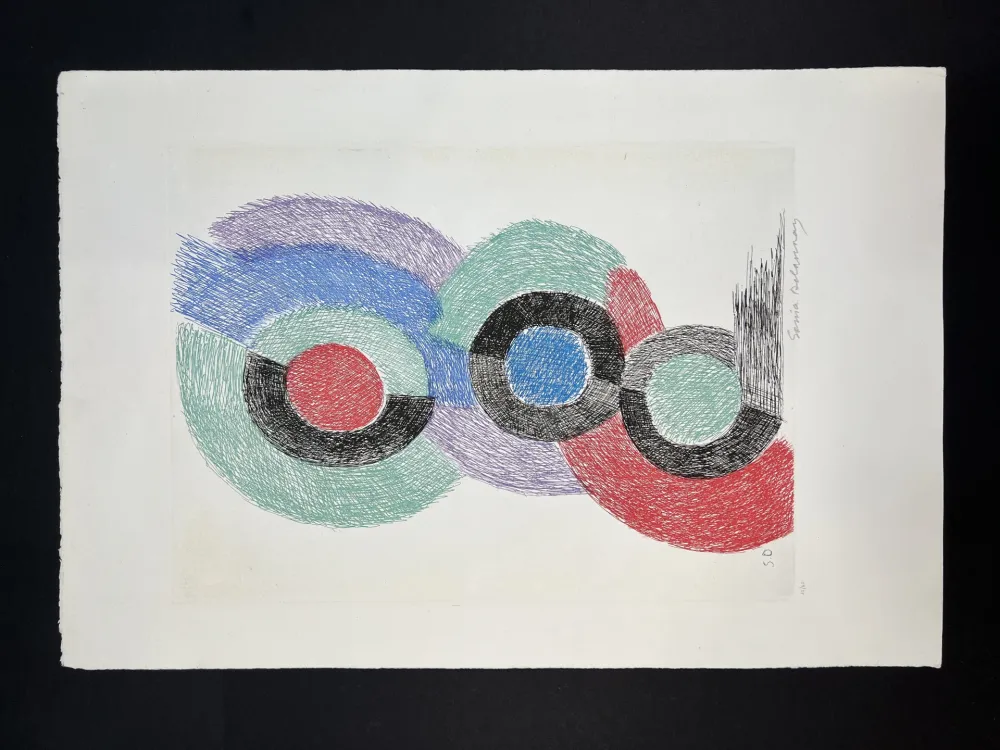 Radierung Und Aquatinta Delaunay -  Rythmes colores