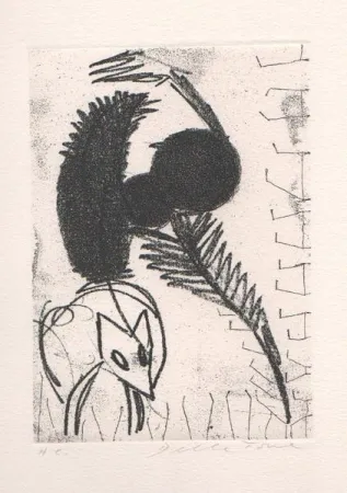 Radierung Della Torre - L'antica moneta