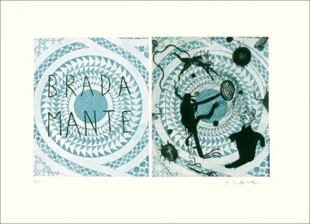 Radierung Delprat - BRADAMANTE
