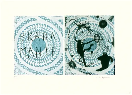 Radierung Delprat - BRADAMANTE