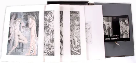 Illustriertes Buch Delvaux - 7 dialogues avec Paul Delvaux