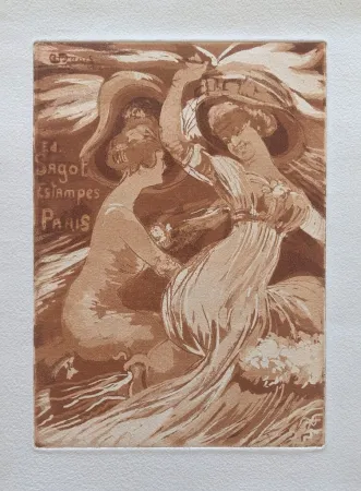 Aquatinta Denis - Edmond Sagot Estampes Paris